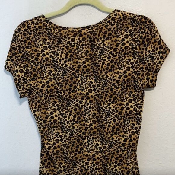 Vintage 90’s y2k Eye Candy Leopard Print Top - Picture 7 of 7